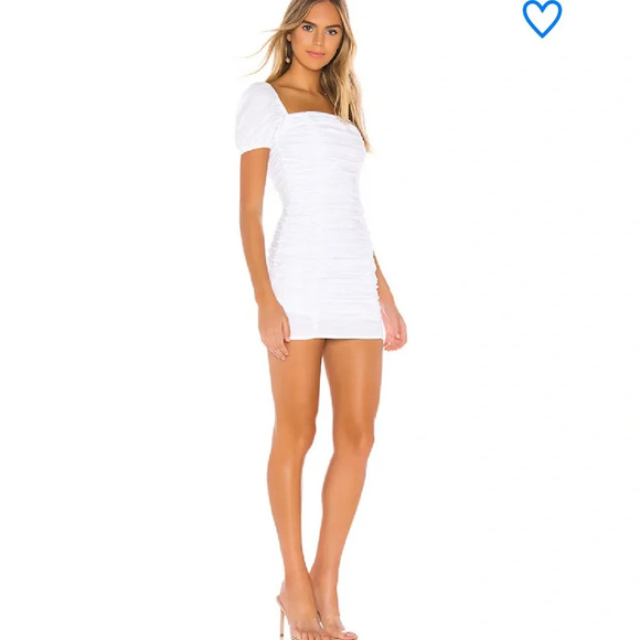 superdown Dresses & Skirts - superdown
rumor ruched dress small white